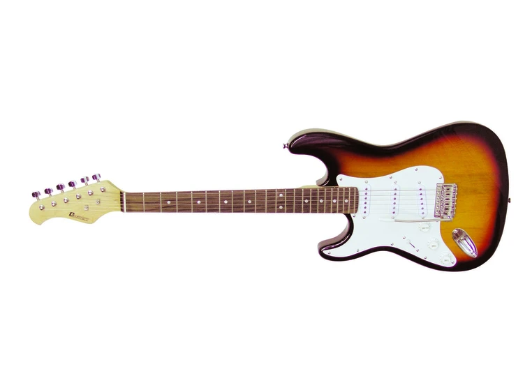 DIMAVERY ST-203 E-Guitar LH, sunburst 